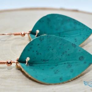 Folded Tear Drop Earring